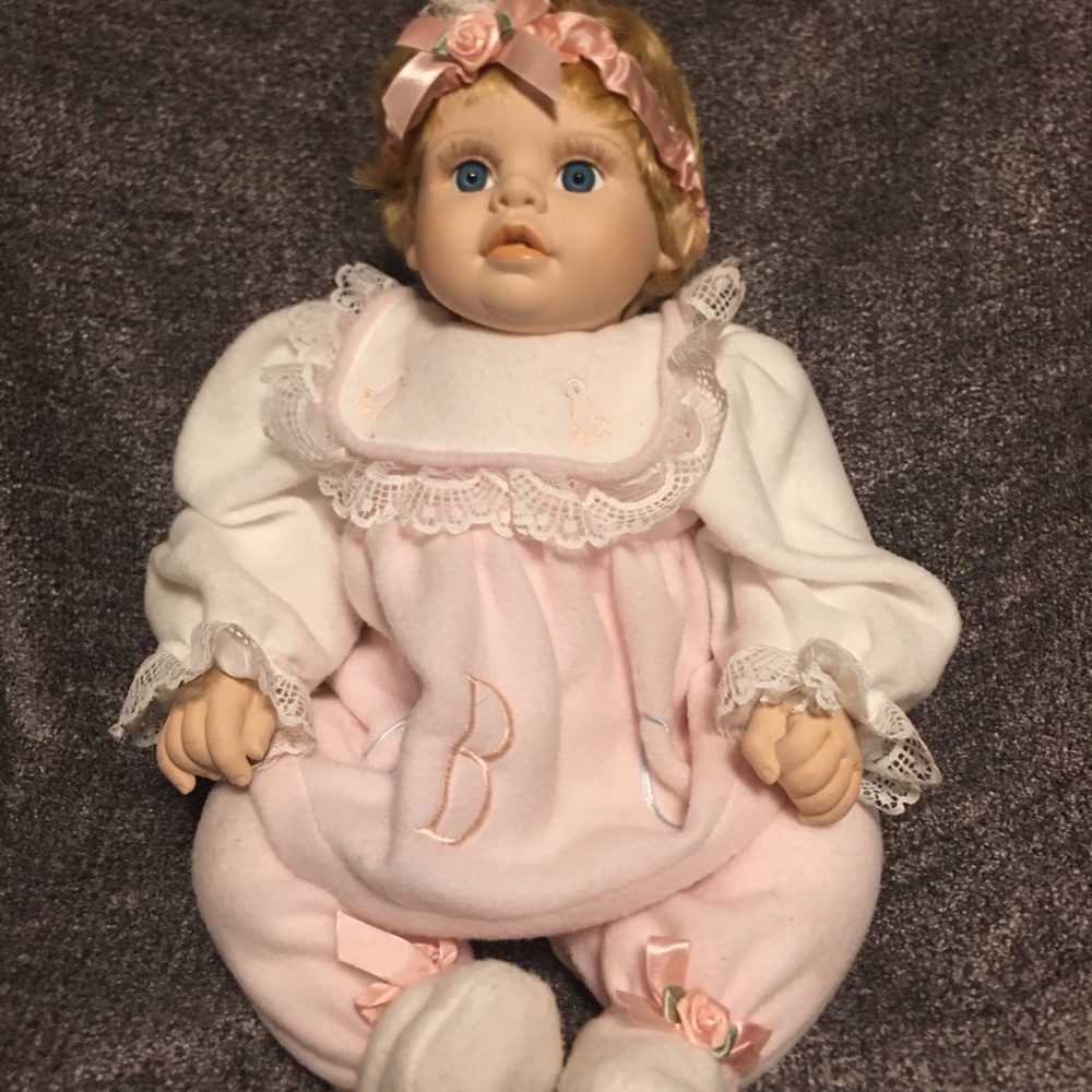 Porcelain baby doll